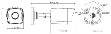Уличная IP-камера 2Мп HiWatch DS-I200(D) (6 мм)