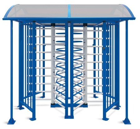 Турникет полноростовой двухпроходной PERCo-RTD-20.1 уличный с электроприводом