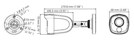 Уличная 5 Мп HD-TVI видеокамера Hiwatch DS-T510(B) (2.8 мм) с PIR-датчиком Уличная 5 Мп HD-TVI видеокамера Hiwatch DS-T510(B) (2.8 мм) с PIR-датчиком
