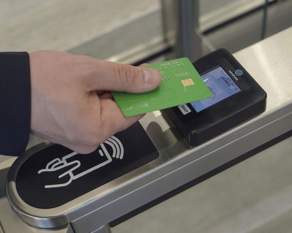 Турникет платного доступа распашной PERCo-ST-11 «Скоростной проход» (створки 300 мм)