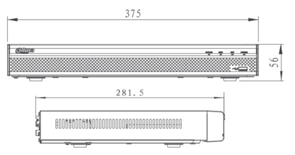IP-видеорегистратор 32-канальный 1U 4K Dahua DHI-NVR5232-4KS2