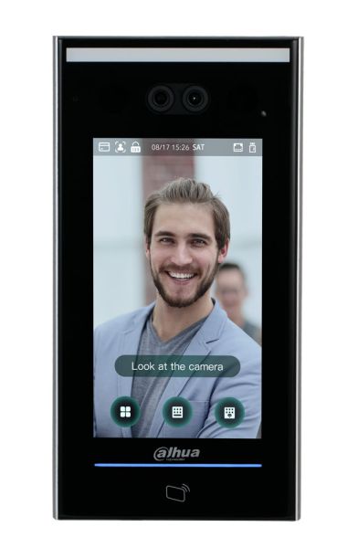 Биометрический терминал доступа AI Dahua DHI-ASI7213X с распознаванием лиц и УРВ