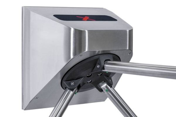 Турникет-трипод навесной PERCo-TTR-10AK из нержавеющей стали, с автоматическими планками Антипаника