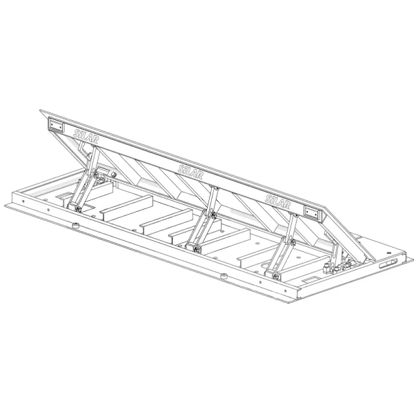 Дорожный блокиратор Silar ПЗП 3000 ГЗ гидравлический, заглубляемый Дорожный блокиратор Silar ПЗП 3000 ГЗ гидравлический, заглубляемый