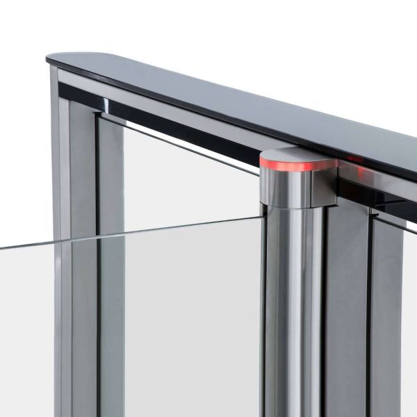 Турникет PERCo-ST-01 "Скоростной проход" с распашными створками PERCo-ATG-300 (ширина створки 300 мм)